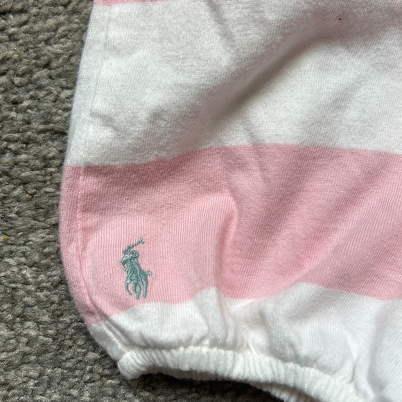 Pink and white Ralph Lauren romper - Picture 2 of 4